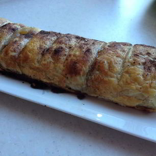 Рецепт Яблочного штруделя с кислыми яблоками