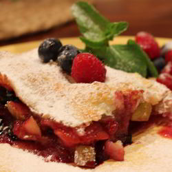 Рецепт Ягодного штруделя