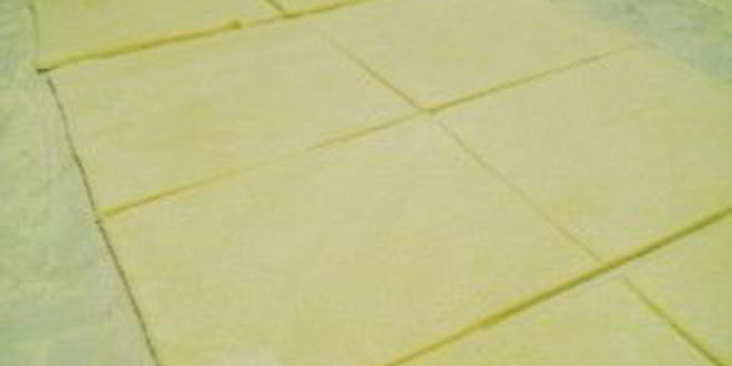 Рецепт слоеных конвертиков с творогом