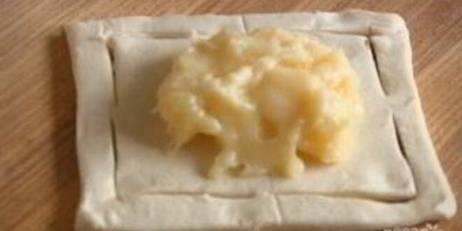 Рецепт слоек из слоеного теста с кремом патисьер