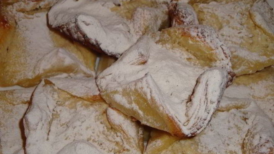 Рецепт слоек по-киевски с творогом