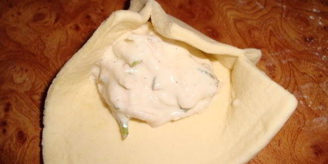 Рецепт слоек по-киевски с творогом