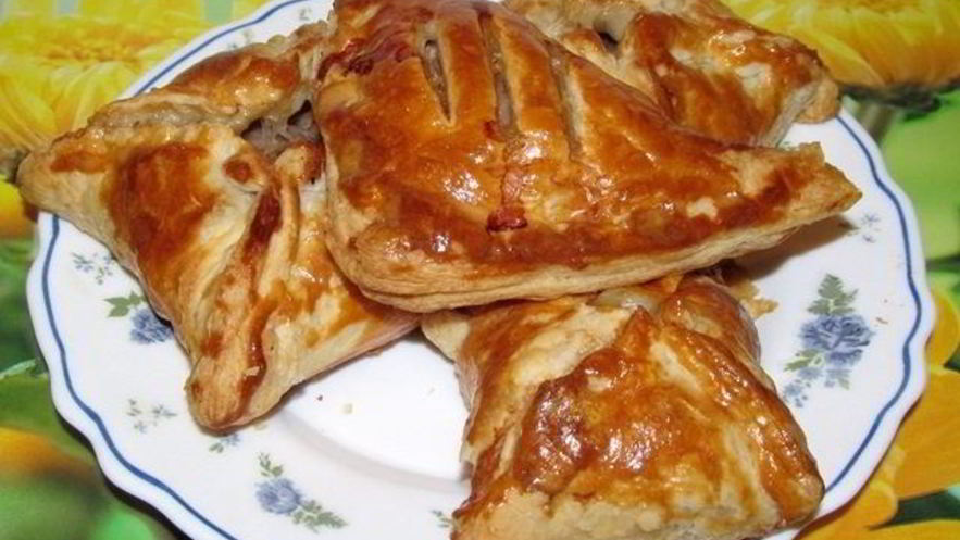 Рецепт слоек с фаршем