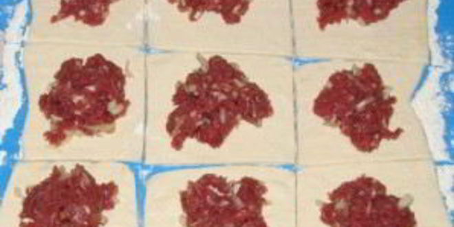 Рецепт слоек с фаршем