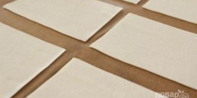 Рецепт слоек с инжиром и ветчиной