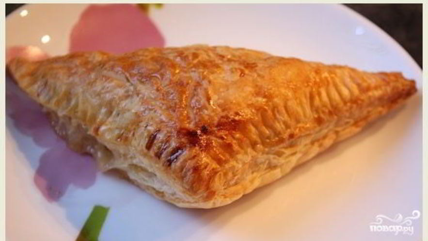 Рецепт слоек с яблоками
