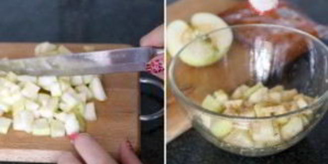 Рецепт слоек с яблоками