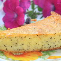 Немецкий маковый творожник