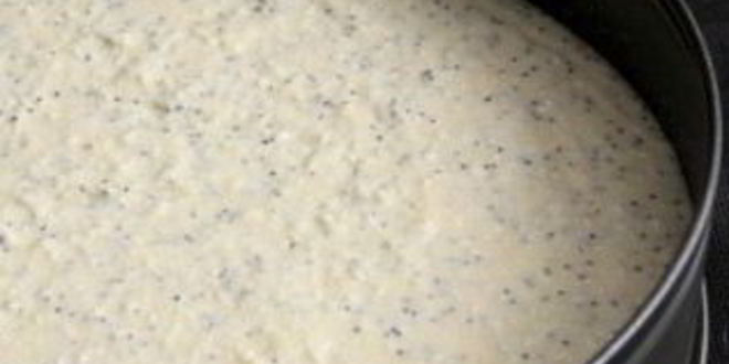 Рецепт немецкого макового творожника