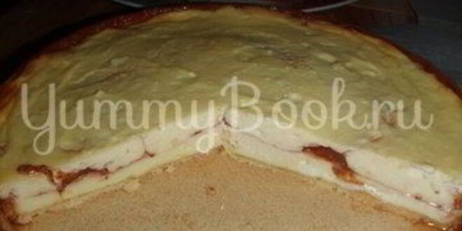 Рецепт нежного сырника — суфле с клубничным вареньем