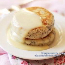 Рецепт ПП-сырников с маком