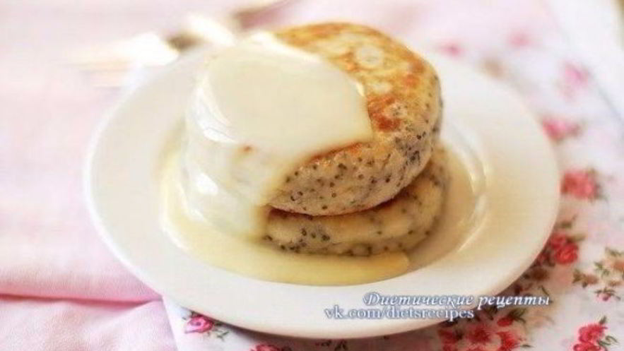 Рецепт пп-сырников с маком