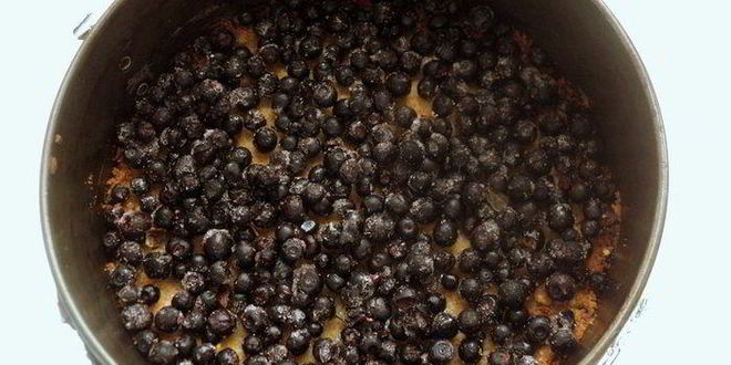 Рецепт сырника с черникой фиалки