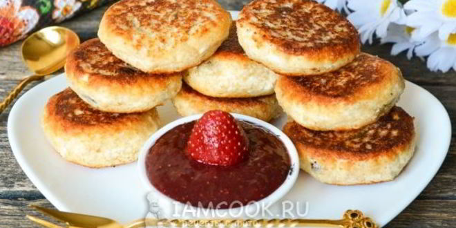 Рецепт сырников без муки на сковороде