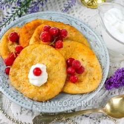 Рецепт Сырников без яиц в духовке