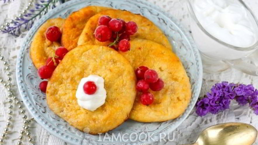 Рецепт сырников без яиц в духовке