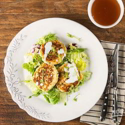 Рецепт Сырников из творога и сулугуни