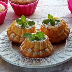 Рецепт Сырников с бананом в духовке