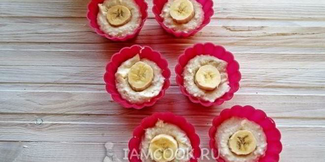 Рецепт сырников с бананом в духовке