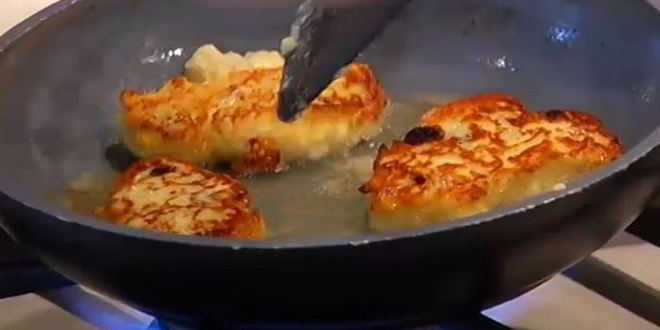 Рецепт сырников с рисом и изюмом