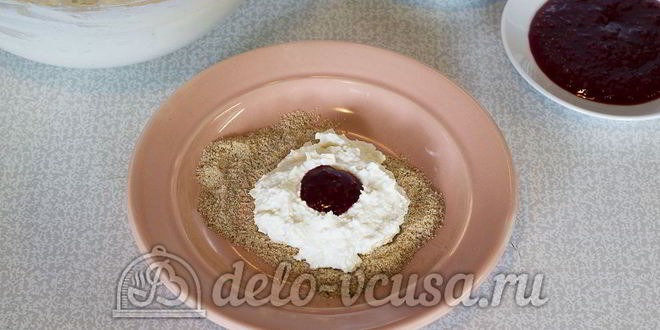 Рецепт сырников с вареньем