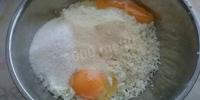 Рецепт сырников с яблочной начинкой в духовке