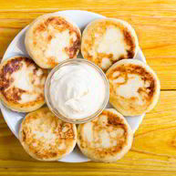 Рецепт Сырников с яблоками