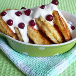 Рецепт Сырников ванильных с курагой