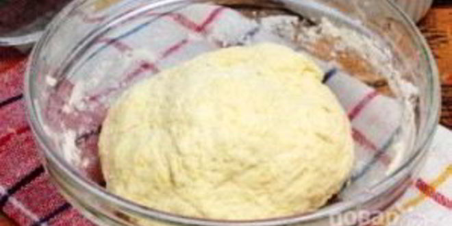 Рецепт бездрожжевого теста для пирогов
