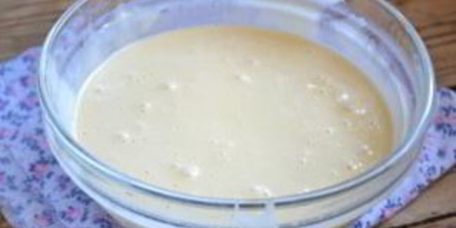 Рецепт бисквитного теста с молоком