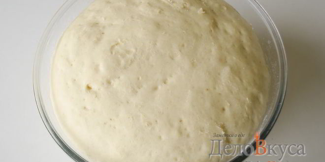 Рецепт дрожжевого сдобного теста для пиццы