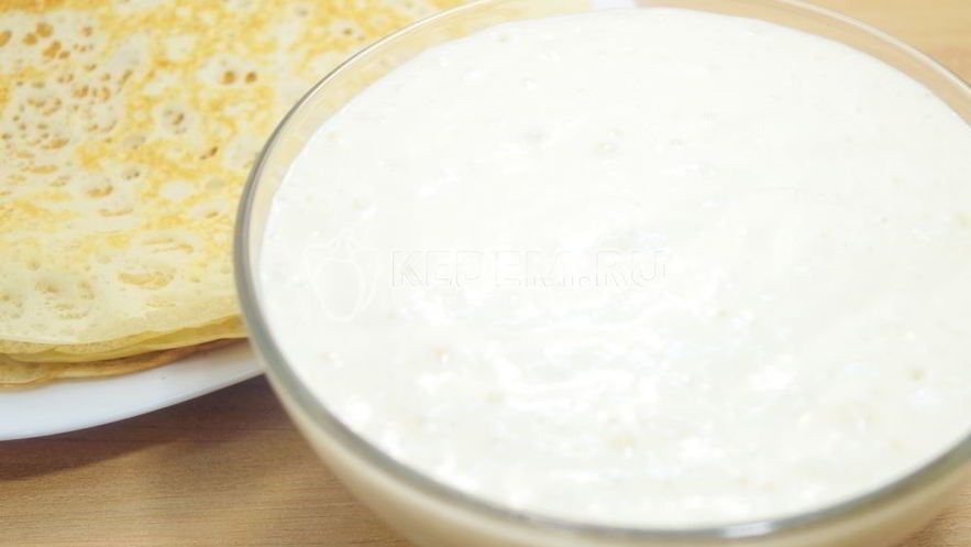 Рецепт дрожжевого теста для блинов