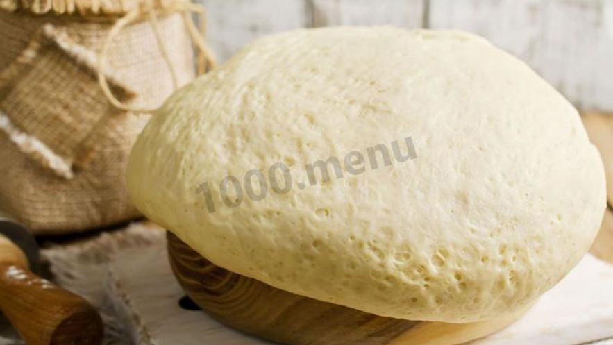 Рецепт дрожжевого теста на кислом молоке