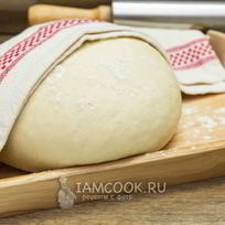 Дрожжевое тесто на подсолнечном масле для печеных пирожков