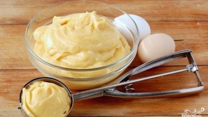 Рецепт сладкого заварного теста