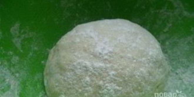 Рецепт теста для пирогов с сухими дрожжами