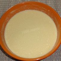 Рецепт Теста для толстых блинов на молоке