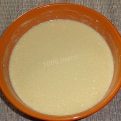 Рецепт Теста для толстых блинов на молоке