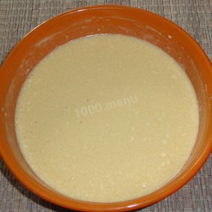 Рецепт Теста для толстых блинов на молоке