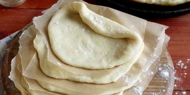 Рецепт теста на кефире для лепешек на сковороде