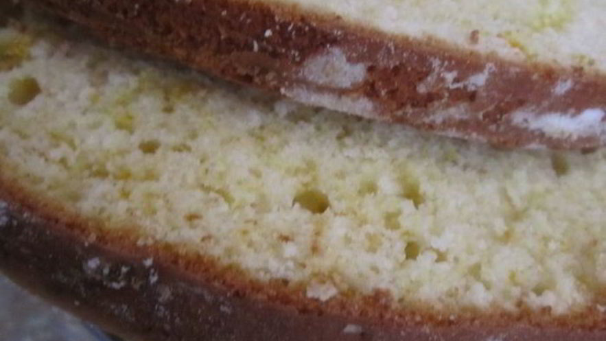 Рецепт апельсинового бисквита на белом шоколаде