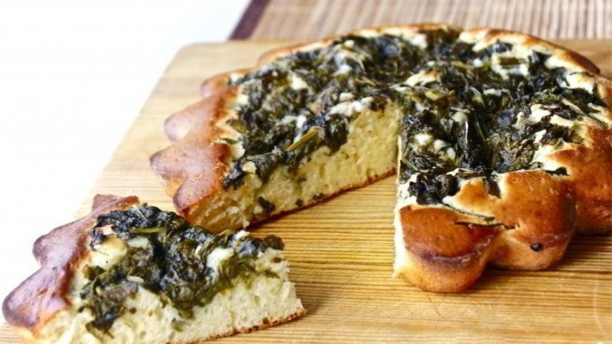 Рецепт бисквита на кефире с консервированным щавелем