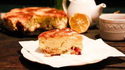 Рецепт Бисквита с яблоками