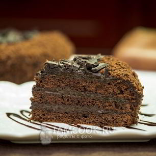 Рецепт Бисквитного торта с джемом