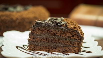 Рецепт Бисквитного торта с джемом