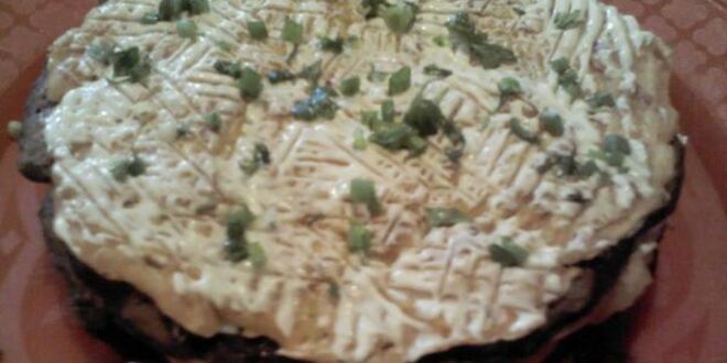 Рецепт блинного постного торта радужного