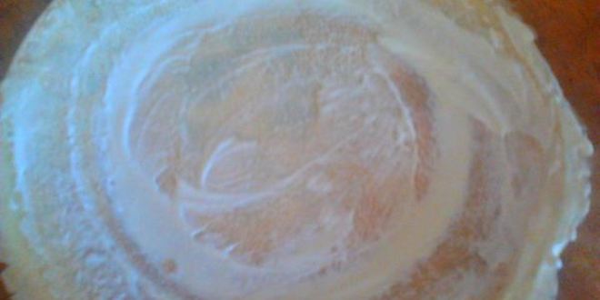 Рецепт блинного торта сметанно-малиновый