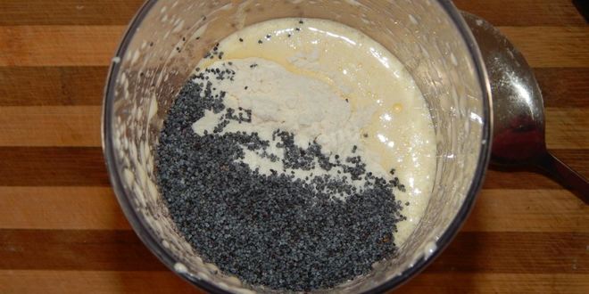Рецепт макового торта со сметаной