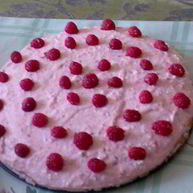 Рецепт Малинова-творожного торт