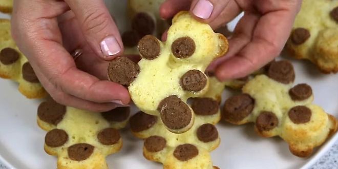 Рецепт мишек барни бисквит